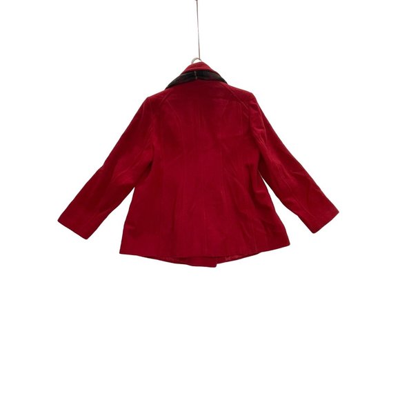 Craft Barrow womens Coat Red size 1X with Scarf New With Tags - Picture 5 of 8